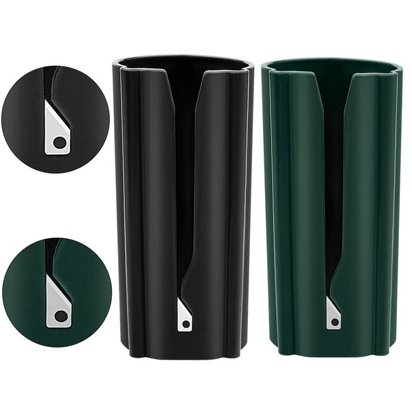 Christmas Wrapping Paper Cutter Tool Tube,Gift Wrap Cutter,Portable Kraft Craft