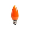 EZLS C9 Opaque Orange SMD LED Bulb - Smooth C9