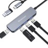 Wowssyo 4-Port USB 3.0 Hub, Ultra Slim Portable USB Data