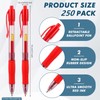 Jetec 250 Pcs Premium Gel Roller Pens Bulk, Fine Point