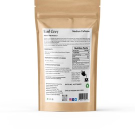 Majestic Tea_ EARL GREY| English Classic| Citrusy Bergamot With Hint of Vanilla Flavor |Black Tea | Natural ingredients| Non-GMO |Pyramid Tea bags 50 Count.