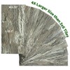 AULIGET 2-Piece Apache Brown Rock Peel and Stick Backsplash Wall