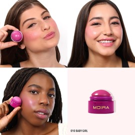 Moira Rubor Soft Blush Balm (010, Baby Girl)