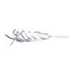 6PCS Bird Repellent Reflector Silver Spiral Bird Repellent Sheet Scare
