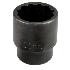 Lisle 22090 36mm 12 Pt. Impact Socket