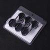 CyeeLife 6 Packs Integrated Dart Flights and Shafts,one Piece Accessory-Black