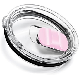 UWSTE Magnetic Slider Replacement Lid Compatible with Ember First and Second Generation Mugs 14 oz, Splash-Proof, BPA Free (Pink)