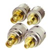 Superbat UHF to SMA Adapter, UHF Male/Fmale (PL259/SO239) to SMA