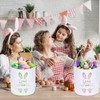Dvaorc 8 Pack Easter Bunny Bag Rabbit Ear Easter Basket