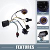 X AUTOHAUX Headlight Headlamp Socket Wiring Harness Adapter 15950809 15782377