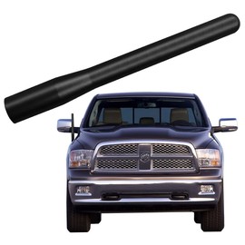 MINILAOMA 4 Inch Short Antenna for Dodge RAM 1500, 2500, 3500, 4500, 5500 - AM/FM Anti-Theft Design Replacement Vehicle Antenna