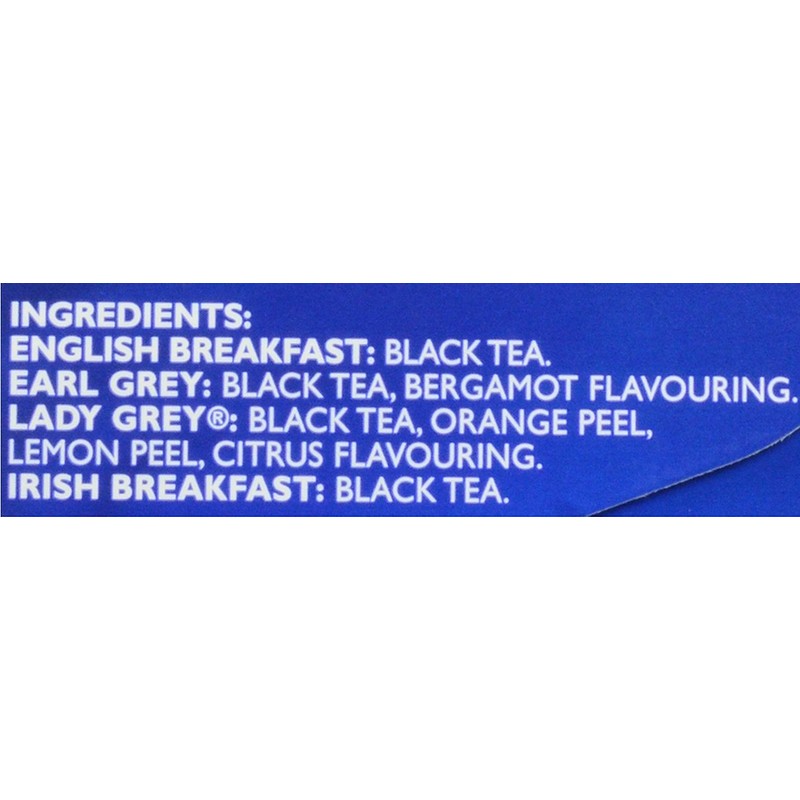 Twinings of London Black Tea Variety Pack with Four Flavors,