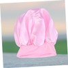IWOWHERO Wide Side Elastic Satin Sleep Bonnet for Women Headband