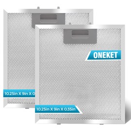 Filtro de repuesto para campana extractora S97018029, filtro de rejilla de aluminio de 4 capas S97018029, filtro de grasa para campana extractora, compatible con Broan B5 Series 2 unidades de oneket