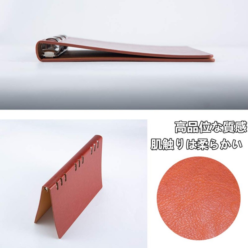 Bocotoerjp Personal Notebook, A7 Notebook, 6 Hole Ring, Business Notebook,