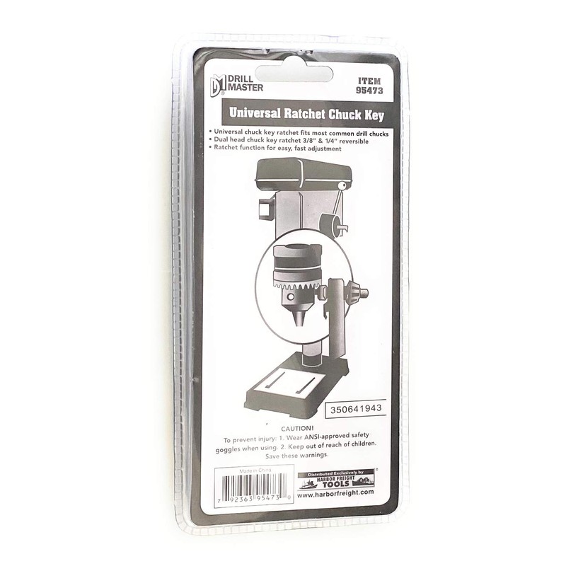 Universal Fit Ratcheting Chuck Key