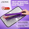 IKONIC Heat Resistant Hair Tools Travel Bag - Compact Storage
