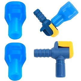 3 Piece Set Bite Valve Replacement Mouthpiece Bite Valve Tube Nozzle Replacement Replacement Bite Valve for Outdoor Backpack Hydration Bladder Reservoir
