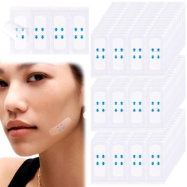 SmallCat 132PCS Face Lift Tape, Face Tape Lifting Invisible, Instant Sticker Face Tapes for Lifting Sagging Skin, Waterproof Skin Friendly Facelift Tape for Eye Neck Chin Wrinkles
