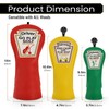 Craftsman Golf Funny Golf Club Head Covers, Driver 3 5