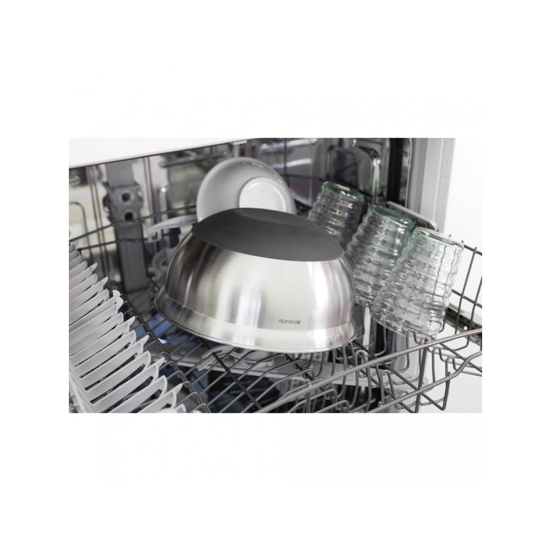 Brabantia 363863 Rührschüssel, Edelstahl mit hitzebeständigem Silikonboden 3.0 Liter