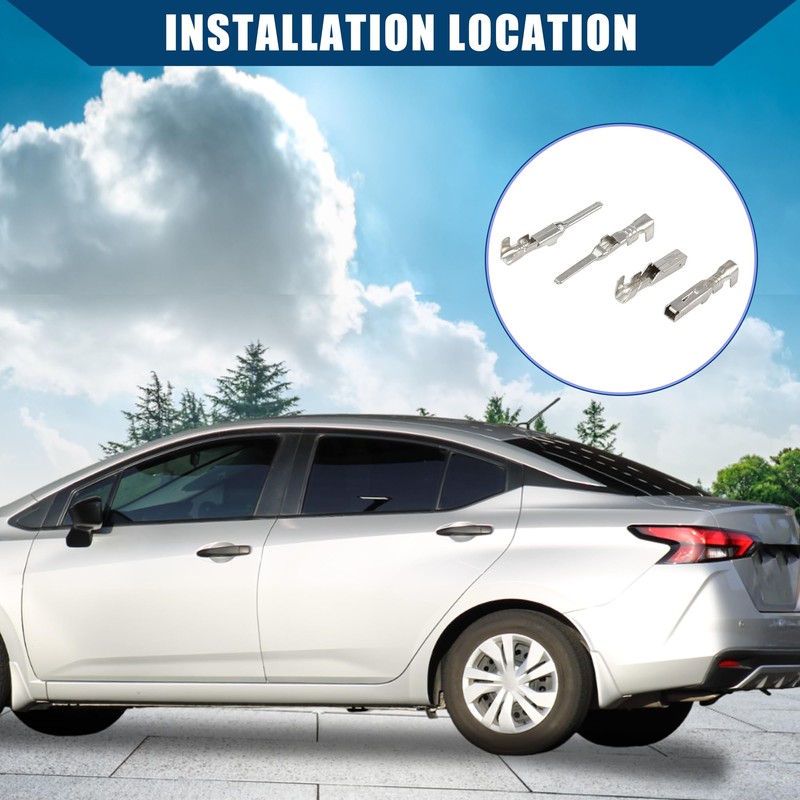 Hihaha Electrical Wire Connector Male Female Terminal/Inside for Car/Durable 1.5mm