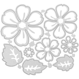 Flower Metal Cutting Dies Flower Leaves Embossing Stencil for DIY Card Making Scrapbooking Paper Craft Album Stamps Scrapbooking Die-Cuts