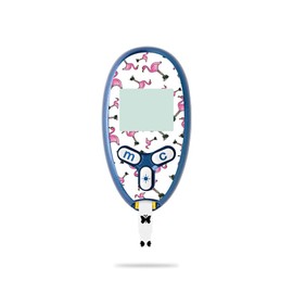 MightySkins Skin Compatible with Abbott Freestyle Lite - Cool Flamingo | Protective, Durable, and Unique Vinyl Decal wrap Cover | Easy to Apply, Remove, and Change Styles | Made in The USA