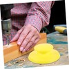 TEHAUX Portable Sanding Block Round Sandpaper Holder Fine Grit Sandpaper