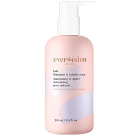 Evereden Champú Y Acondicionador 2 En 1 Para Niños: Melocotón Fresco, 250 Ml | Cuidado Limpio, Vegano Y Suave Para Niños | Champú Y Acondicionador Para Niños Pequeños Para Un Cuero Cabelludo Y Cabello