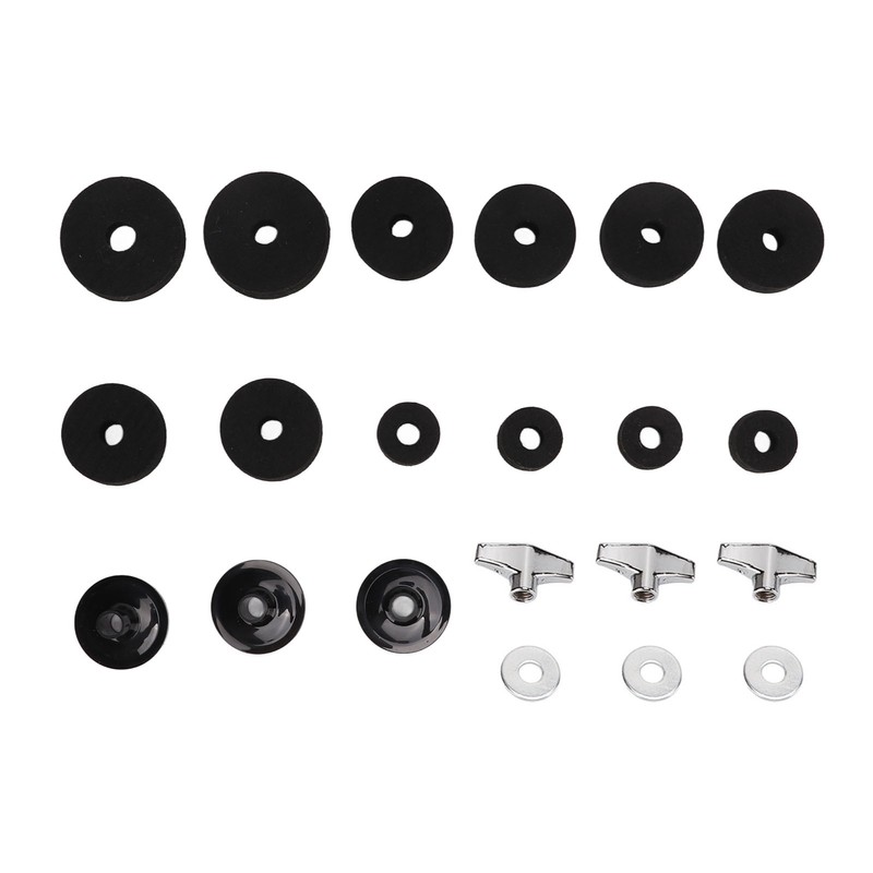 21Pcs Drum Cymbal Felt Pad Non Slip Instrument Accessory Replacement