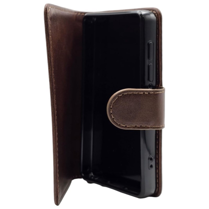 SAMVIX iPlatinum Leather Case for Music Q6 (Brown)