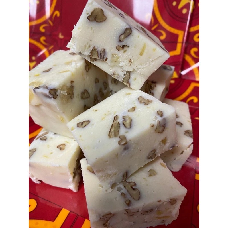 Homemade Pineapple Coconut Pecan White Chocolate Fudge 1/2 pound