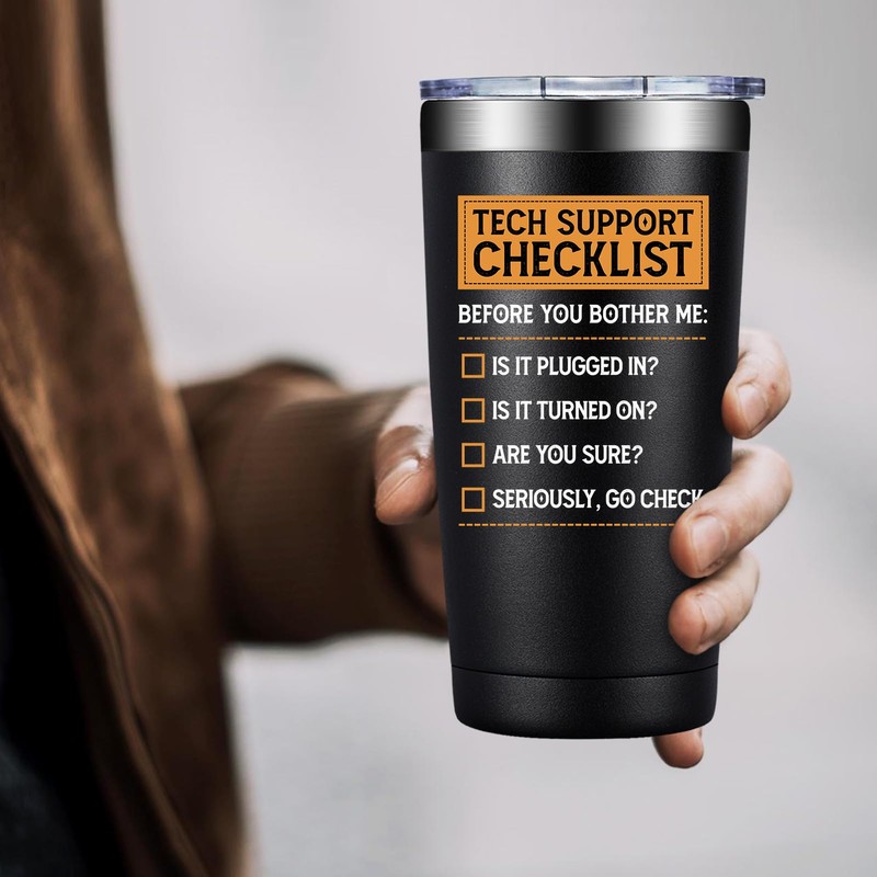 DOEARTE Tech Gifts for Men - Tech Support Checklist -