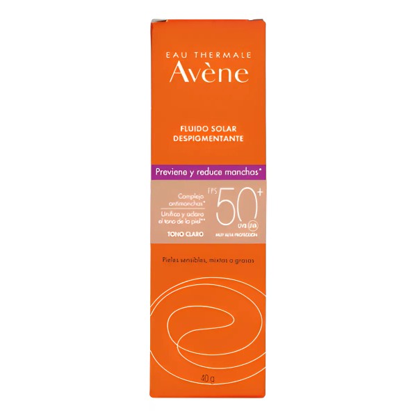 Avéne Fluido Solar Despigmentante 50fps Tono Claro 40g