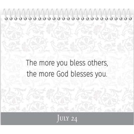 Special Woman Christian Perpetual Calendar - 365 Special Messages and Verses To Brighten Your Day - Free standing for table or desktop - 4 x 4.5, yellow