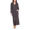 Barefoot Dreams CozyChic Lite Long Robe, Carbon, S/M