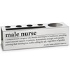 vizuzi Male Nurse Gifts for Men, Male Nurse Pencil Holder,