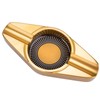Cigar Travel Ashtray with 2 Cigar Basin for Indoor and