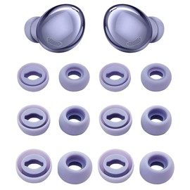 ALXCD Ear Tips Compatible with Galaxy Buds Pro Earbuds, S/M/L 3 Size 6 Pairs Silicone Replacement Eartips Earbuds Tips, Compatible with Galaxy Buds Pro SM-R190, 6 Pairs, Phantom Violet