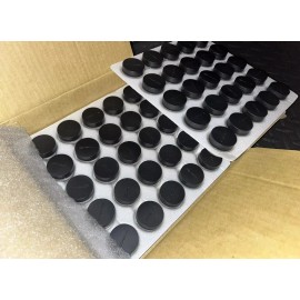 MAC NEW MAC 4ML Plastic Makeup Dramming Jars w/Cap Assembled 50 Count Case