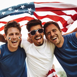 American Flag, American Garden Flagpole USA Fan Flag Patriotic Star Stripe Flag Outdoor Decoration