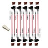 10 Pack Low Profile Mini Add-a-Circuit 16AWG Fuse Tap Kit