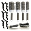 Set 11 Cepillo Cabello Ventilado Cerámica Térmico Brushing