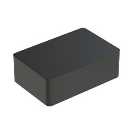 BAUHELD® Universal Underlay Plates 60 x 40 x 20 mm [Pack of 50] – Black Plastic Underlay Plates [Made in Germany] Suitable as Spacers, Plastic Plates, Underlay or Glazing Blocks