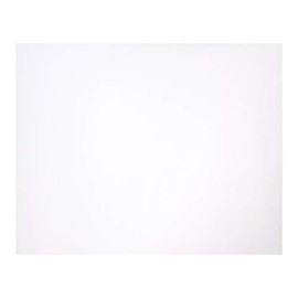 Pacon UCreate Coated Poster Board, 22" x 28", White 14 pt, w/UPC Labels, 100 Sheets