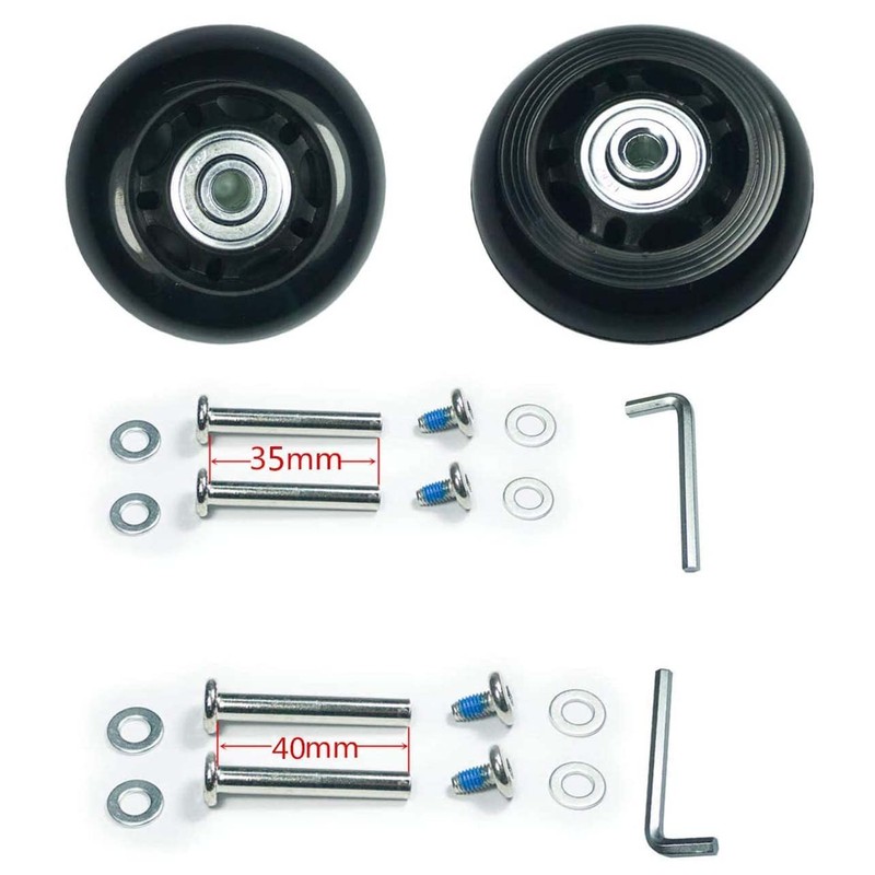 Replacement Wheels for Suitcase Rubber Wheels Replacement Wheels for Trolley
