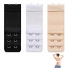 3 Pieces Bra Extenders, 3 Hooks×3 Rows Bra Strap Extension,