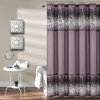 Lush Decor - Shower Curtain, Luxurious Sequinned Desin, Shimmery Bathroom