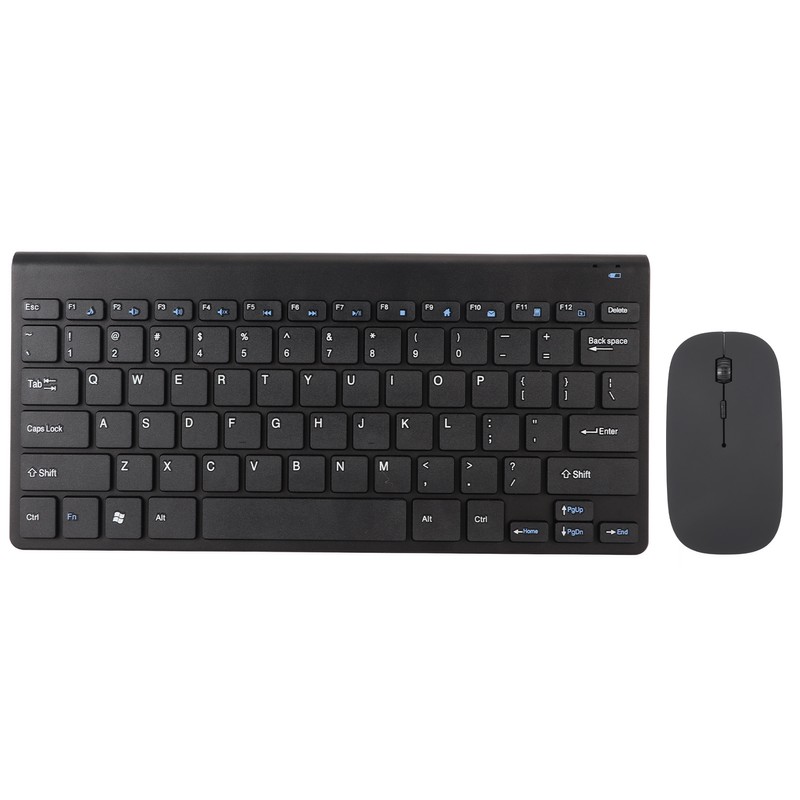Smart Wireless Keyboard Mouse Kit Silent LED Indicator Waterproof Power